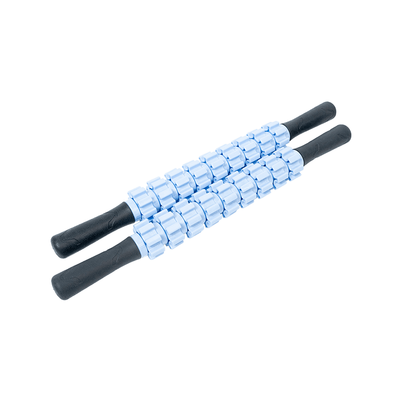 Non-slip Grip ABS Gear Texture Nine-Ball Massage Stick